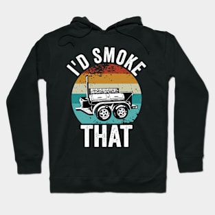 Funny Grilling Dad BBQ Season Id Smoke That Hoodie